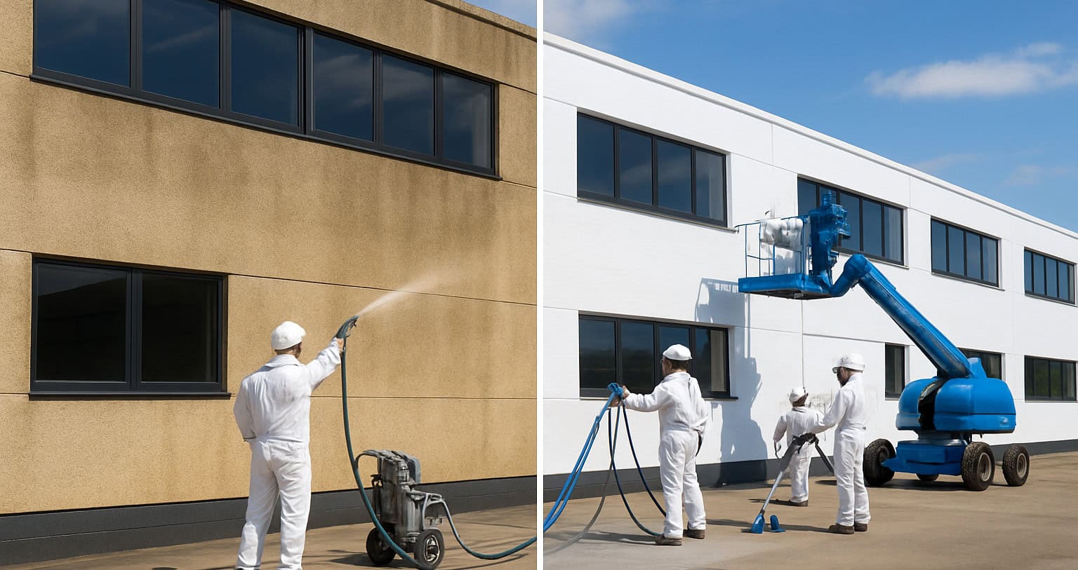 painting exteriors of commercial buildings commercial painting sg