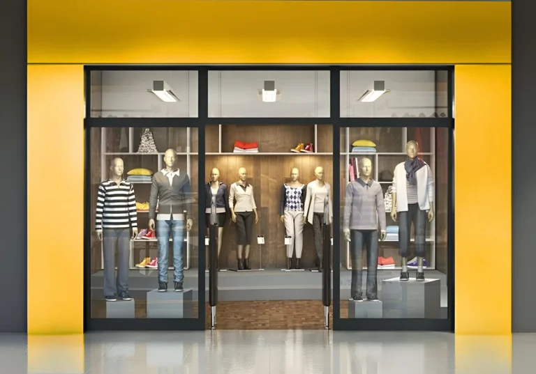 shop front spraying yellow colour retail & shopfront painting sg