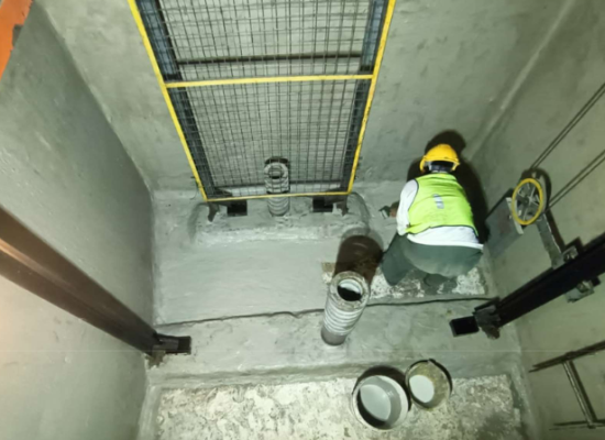 basement & lift pit grouting