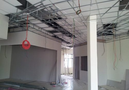 interior ceiling installation