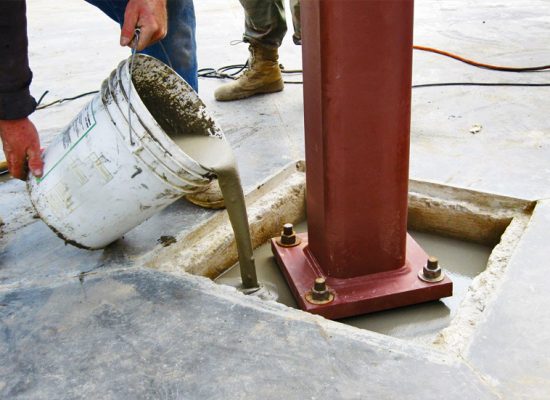 structural strengthening via grout fill