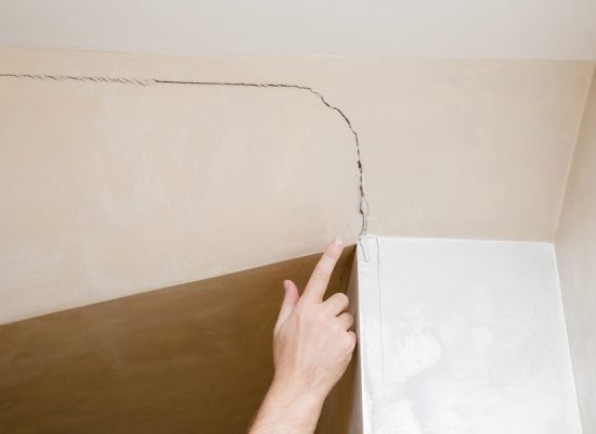 wall & ceiling crack sealing