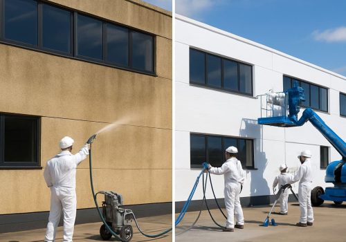 painting exteriors of commercial buildings commercial painting sg