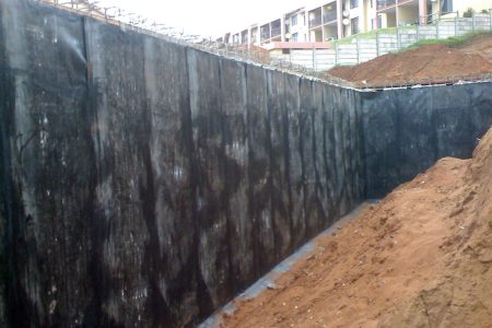 retaining walls waterproofing water tank & retaining wall treatment