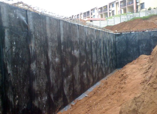 retaining walls waterproofing water tank & retaining wall treatment